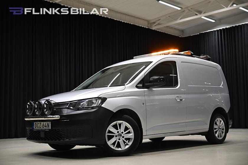 Bild 1 av Volkswagen Caddy Cargo 4Motion 122HK Inredd|Drag|Värmare|Backkamera|M/K-Värmar