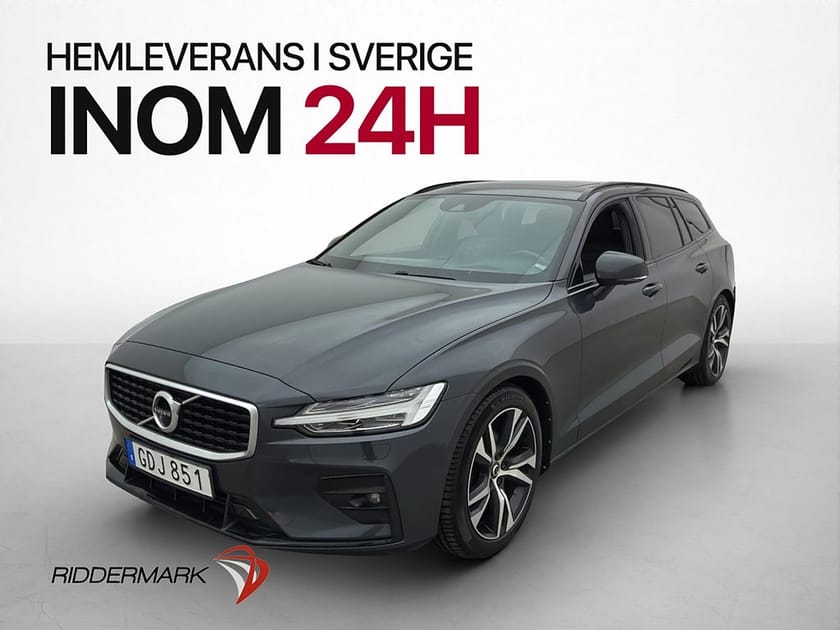Bild 1 av Volvo V60 D4 AWD R-Design VOC Panorama H/K 360 Dragkrok