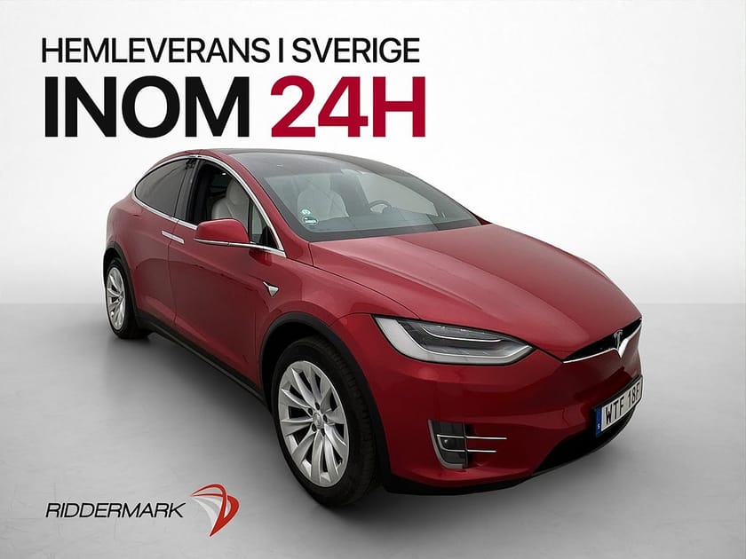 Bild 1 av Tesla Model X Long Range Autopilot Ljus Interiör Dragkrok