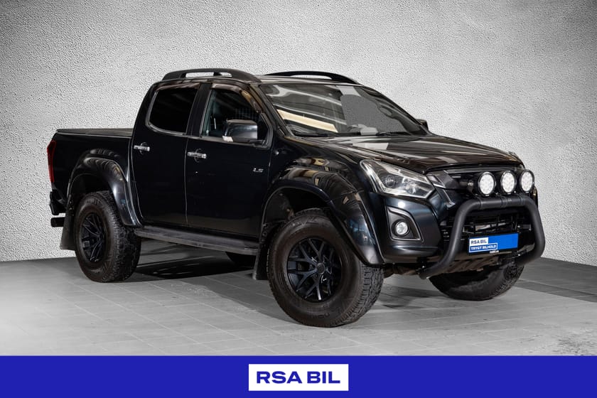 Bilde 1 av Isuzu D-Max Dobbelcab 163 hk DobCab AT35 Black/Magnum edition. NYBIL GAR!