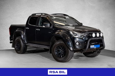 Isuzu D-Max Dobbelcab 163 hk DobCab AT35 Black/Magnum edition. NYBIL GAR!