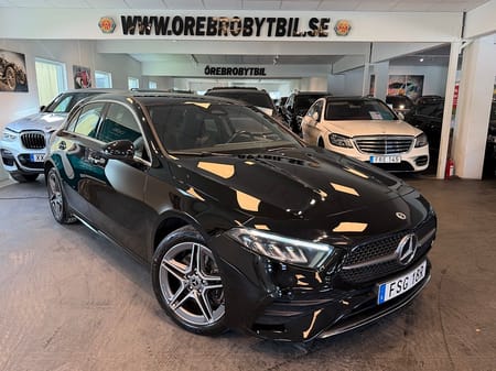 Mercedes-Benz A 250 e AMG Advanced Plus Ambient Gps Värmare Facelift