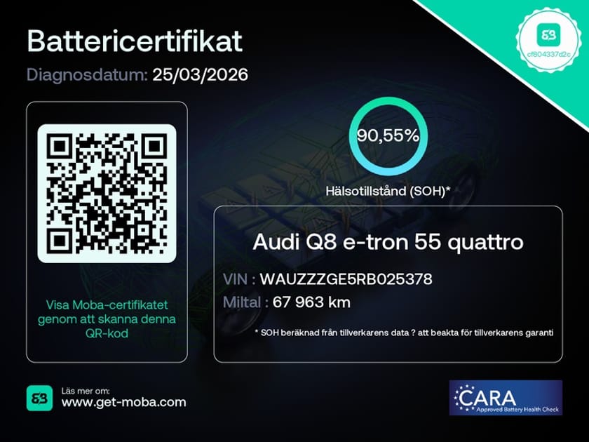 Bild 2 av Audi Q8 55 e-tron quattro 408 HK S-Line Drag