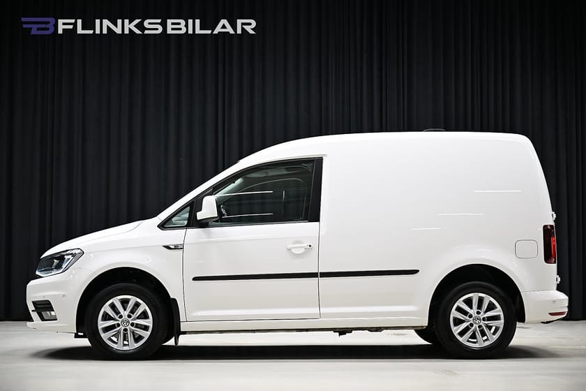Bild 1 av Volkswagen Caddy Van DSG 102HK Inredd|Girafflucka|Nedlackad|Premiumpkt|SeUtr