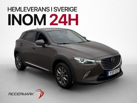 Mazda CX-3 2.0 120hk Optimum BOSE HUD Kamera Navi Halvskinn