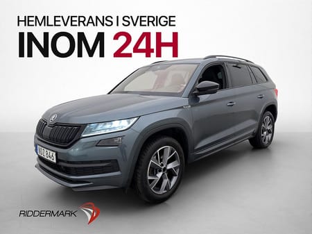Škoda Kodiaq 7-Seater Skoda 2.0 TDI 4x4 200hk Sportline 7-sits Värm Canton