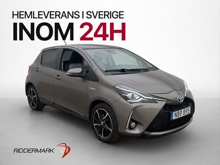 Toyota Yaris Hybrid 101hk Style Panorama Värmare Kamera Navi