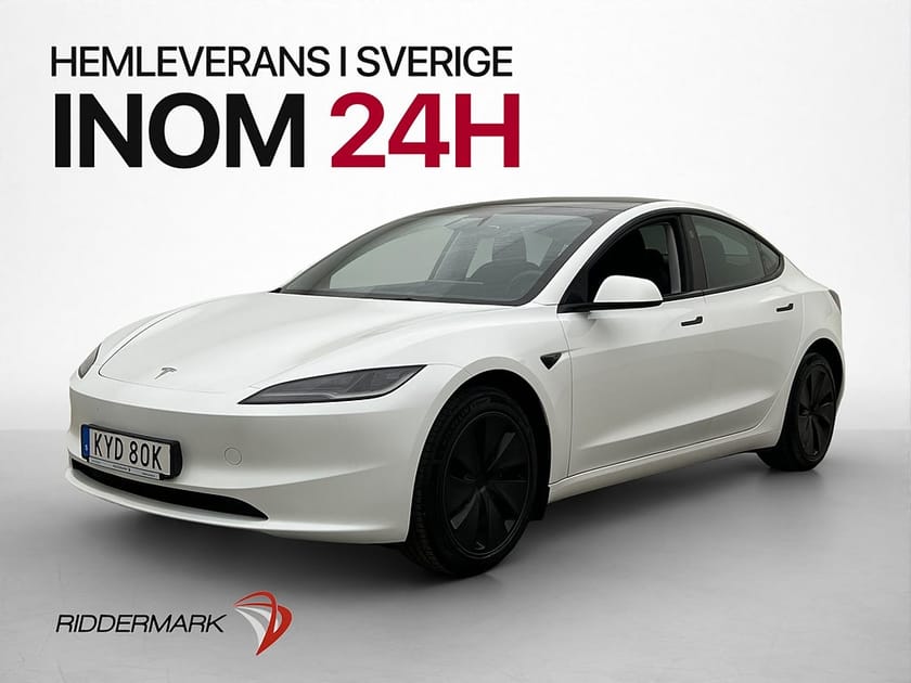 Bild 4 av Tesla Model 3 Standard Range Pano Kamera Läder Autopilot