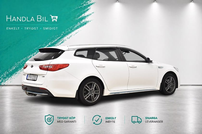 Bild 5 av Kia Optima Sport Wagon Plug-in Hybrid SW Comfort H/K Drag Rattv skinn M-Värm