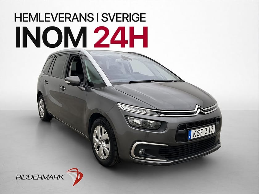 Bild 1 av Citroën C4 Grand SpaceTourer 7-Sits Drag Kamera CarPlay Navi