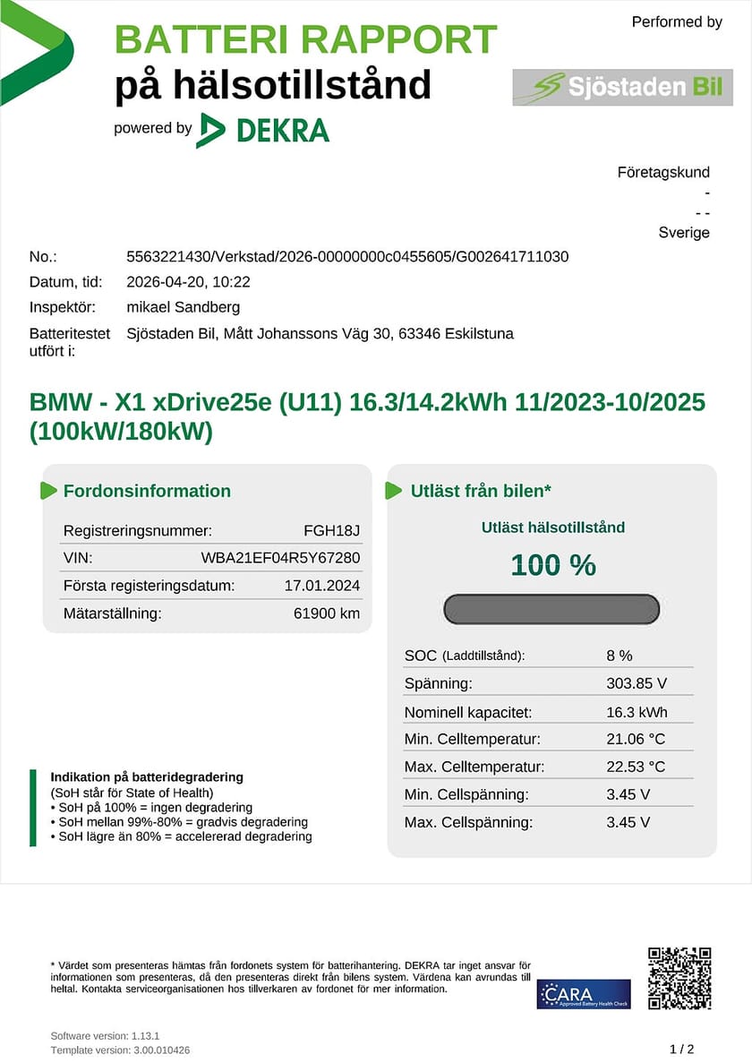 Bild 2 av BMW X1 xDrive25e