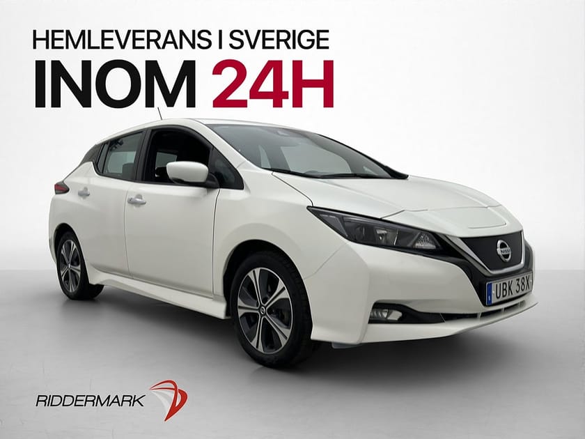 Bild 1 av Nissan Leaf e+ 217hk Navi Kamera Bluetooth Farhållare