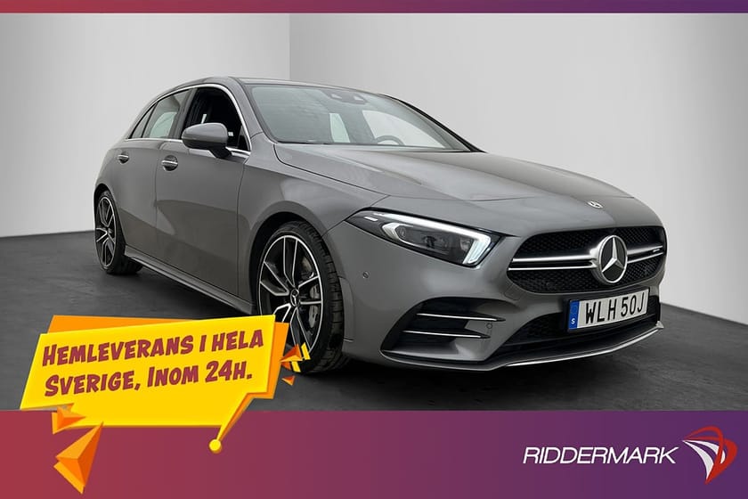Bild 3 av Mercedes-Benz AMG A 35 4MATIC 4M 306hk Pano Wide HUD 360° Skinn