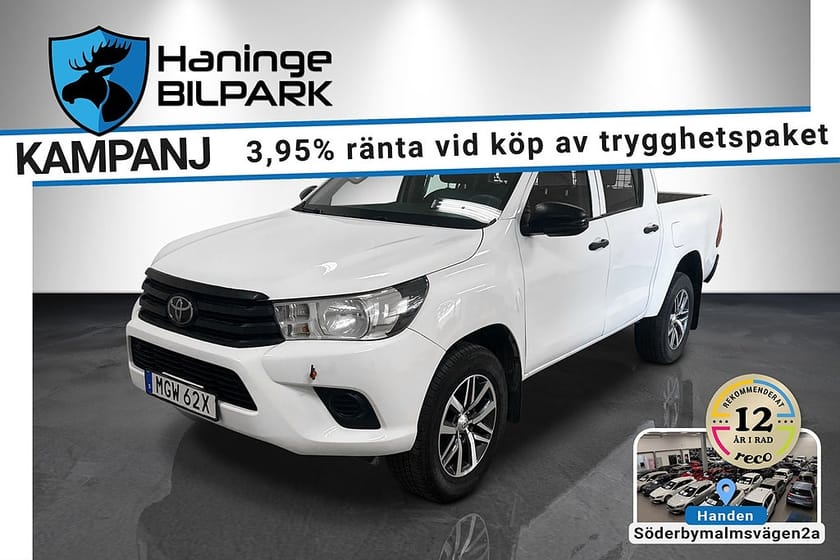 Bild 1 av Toyota Hilux Dubbelhytt 2.4 AWD/SUPERDEAL 3,95%/Dragkrok/MoK