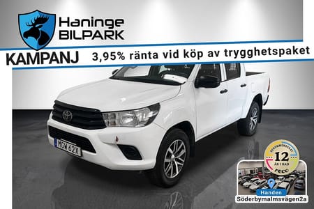 Toyota Hilux Dubbelhytt 2.4 AWD/SUPERDEAL 3,95%/Dragkrok/MoK