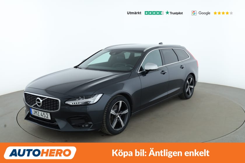 Bild 1 av Volvo V90 D4 R-Design AWD / VOC, BLIS, Värmare, Dragkrok