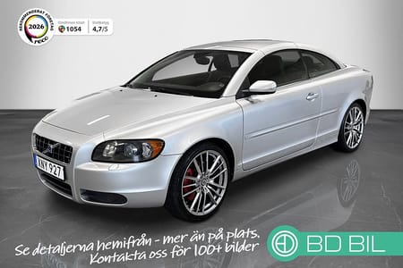 Volvo C70 T5 SUMMUM CAB SV-SÅLD SKINN DRAGKROK SE SPEC