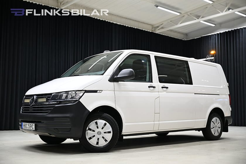Bild 2 av Volkswagen Transporter Kombi 4Motion 150HK Dubbelhytt|Dubbeldörr|Inredd|SeUtr!