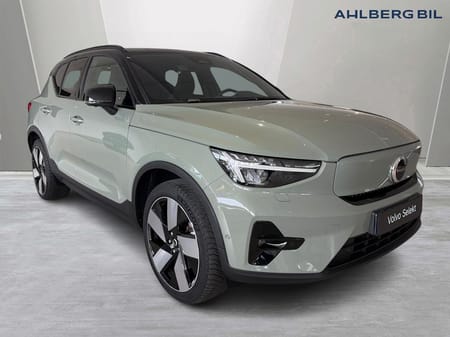 Volvo XC40 Recharge Twin 🟢 Ultimate, Klimatpaket, Parkeringskamera 360, HarmanKardon PremiumSound, Baklucka Elmanöverad, Google Maps