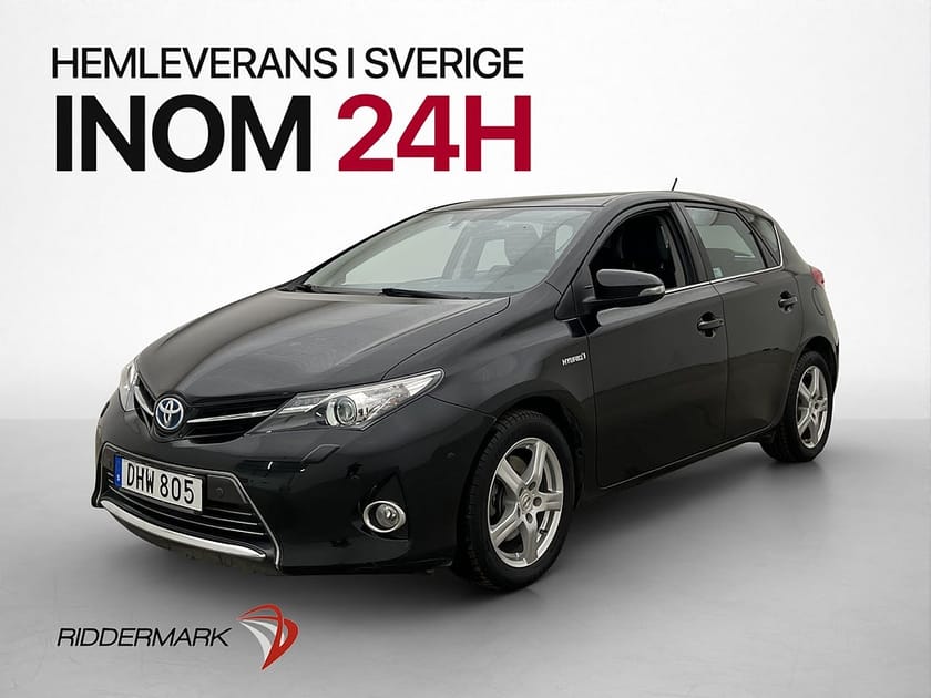 Bild 1 av Toyota Auris Hybrid Executive Kamera Halvskinn 0.39 l/mil
