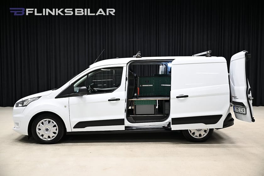 Bild 4 av Ford Transit Connect 210 LWB 100HK L2|Inredning|Dubbeldörr|Dubbelgolv|SeUtr!