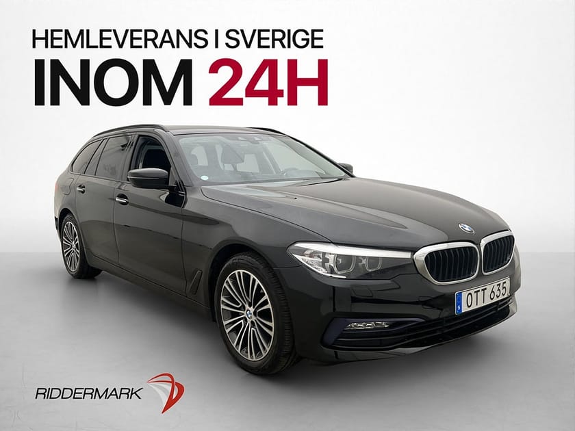 Bild 3 av BMW 520d Touring Sport line Dragkrok Kamera Navi Halvskinn