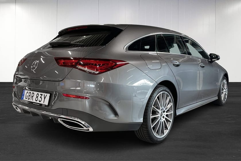 Bild 4 av Mercedes-Benz CLA 250 e Shooting Brake 250e AMG-Line Keyless Pano Drag Värmare