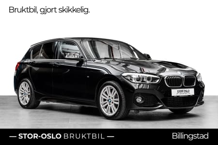 BMW 118d xDrive 5-dørs 2 x M-sport/Cruise/Sensor/Adaptiv-LED/DAB/Ratt-v