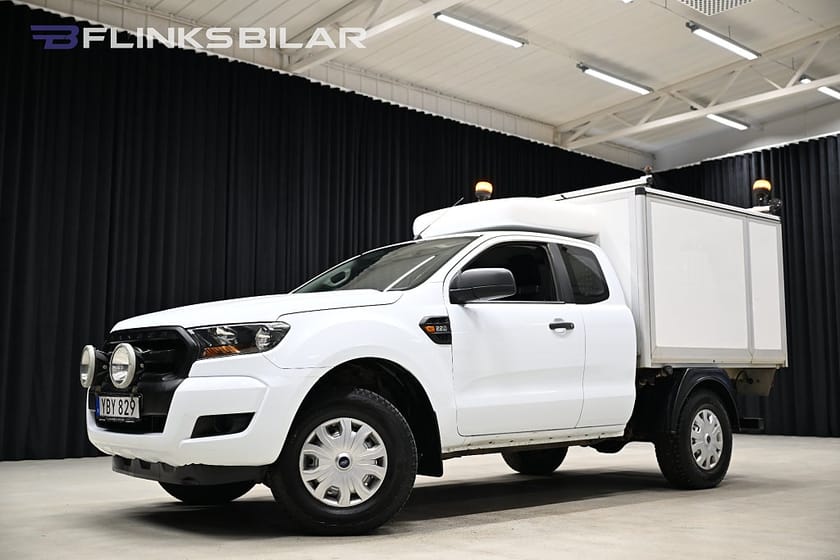 Bild 1 av Ford Ranger SuperCab 2.2 TDCi 160HK Servicebil|Kåpa|V-Inredd|Inverter|SeUtr!