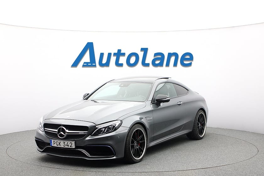 Bild 4 av Mercedes-Benz AMG C 63 S Coupé C63 Panorama, Burmester®, 360 kamera, Sv-Såld