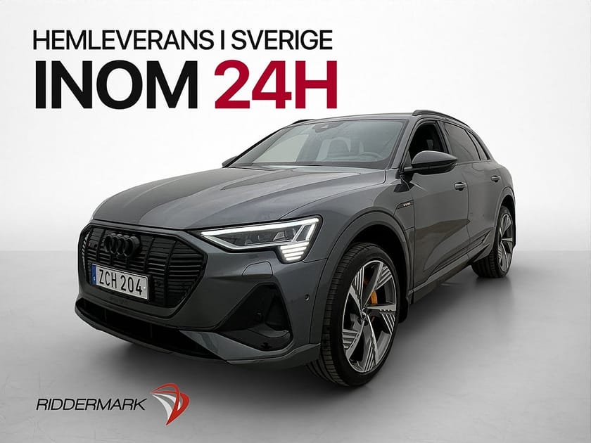 Bild 4 av Audi e-tron 55 quattro Q S Line 408hk Pano 360° Navi B&O HuD Drag