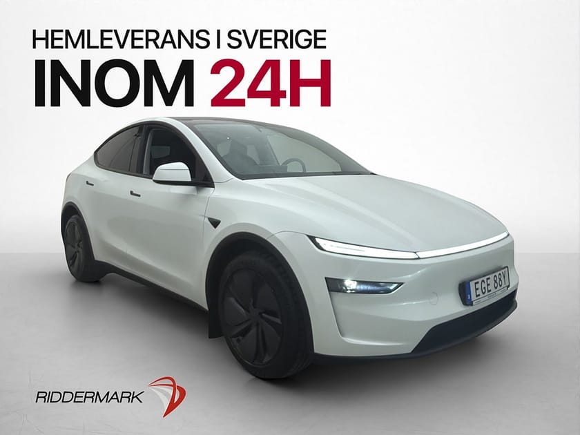 Bild 1 av Tesla Model Y Standard Range RWD Dragkrok Värmepump Pano MOMS