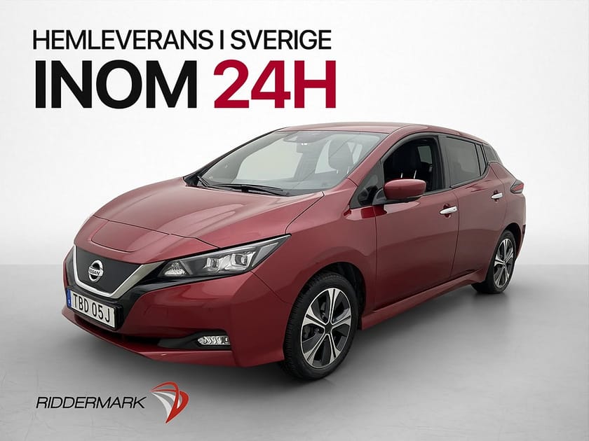Bild 1 av Nissan Leaf e+ 62 kWh Tekna BOSE 360° Skinn Navi Rattvärme