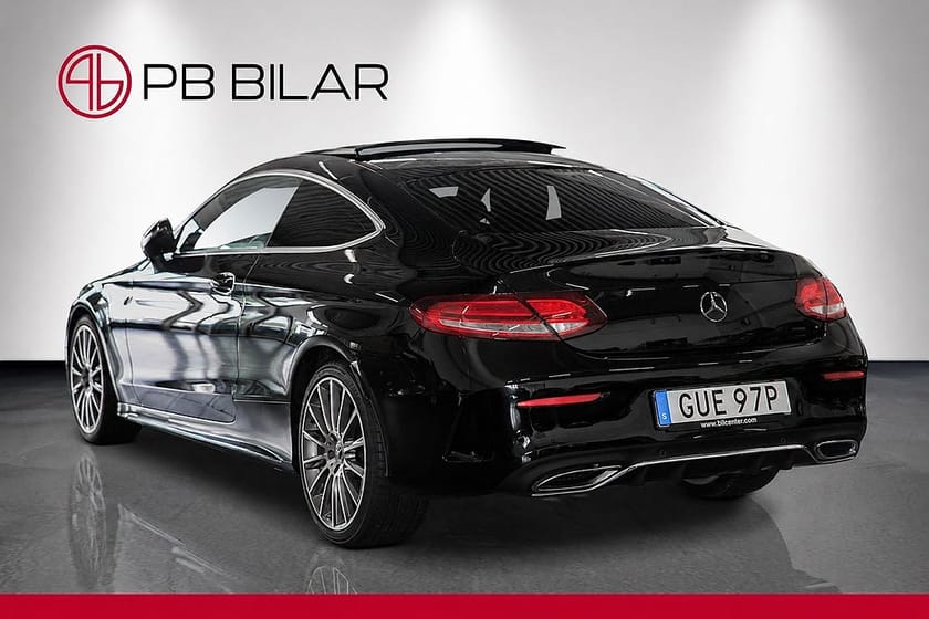 Bild 5 av Mercedes-Benz C 220 d Coupé 9G AMG Line Burmester Cockpit Pano