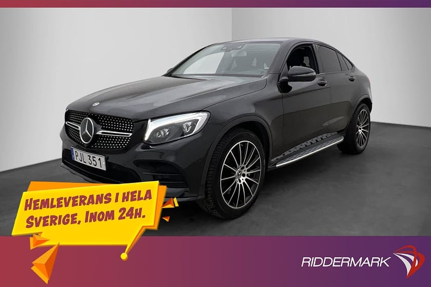 Bild 1 av Mercedes-Benz GLC 220 d Coupé 4MATIC 4M AMG Night Pano Burm 360°
