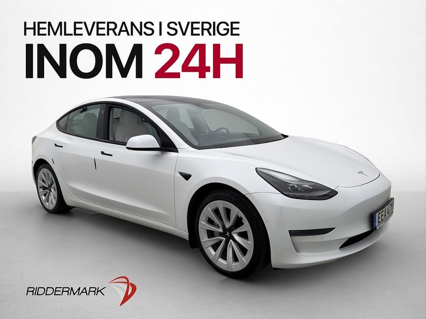 Bild 4 av Tesla Model 3 Long Range AWD Autopilot Ljus interiör
