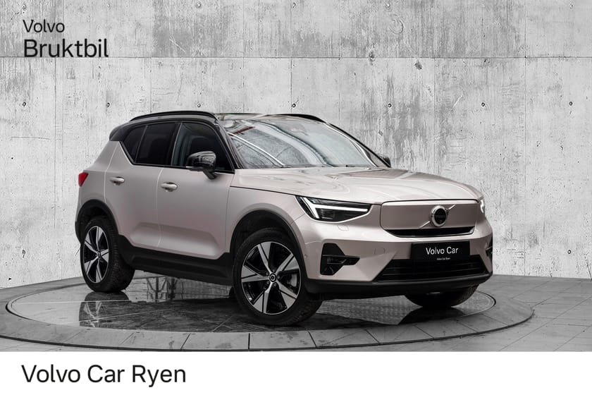 Bilde 1 av Volvo XC40 Recharge Single Motor Extended Range El. Ultimate 252Hk. Topputstyrt!