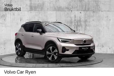 Volvo XC40 Recharge Single Motor Extended Range El. Ultimate 252Hk. Topputstyrt!