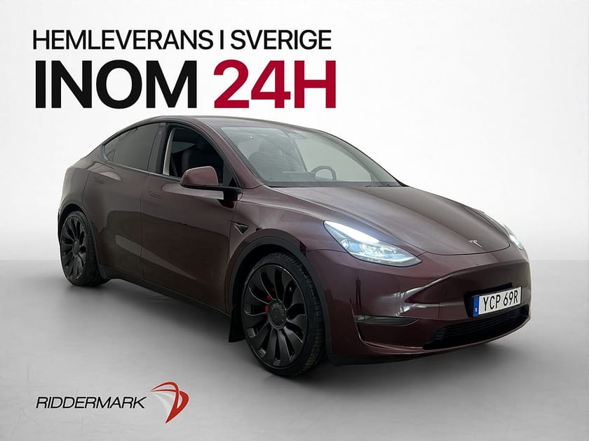 Bild 4 av Tesla Model Y Performance AWD Dragkrok Autopilot Svensksåld