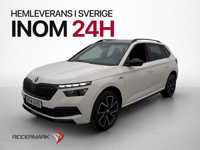 Bild 1 av Škoda Kamiq Skoda 115hk Monte Carlo Pano Kamera Adapt CarPlay