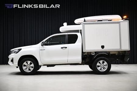 Toyota Hilux Extra Cab 2.4 AWD 150HK Servicebil|Inredning|Kåpa|Leasbar|SeUtr!