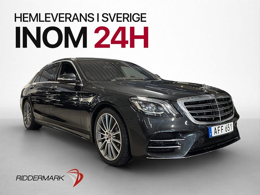 Bild 4 av Mercedes-Benz S 400 d 4MATIC L 400d 4M AMG Airmatic Pano Burm 360° HuD