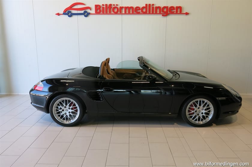 Bild 5 av Porsche Boxster S 260hk Cabriolet Club sportstolar skinnklädsel manuell 6 vxl.