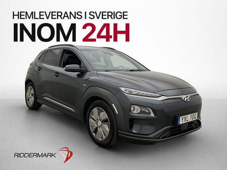 Hyundai Kona Electric 64 kWh Premium Krell HUD Kamera Skinn
