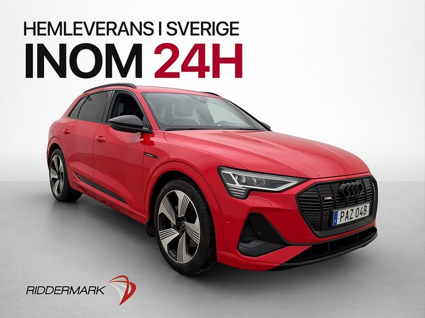 Bild 1 av Audi e-tron 55 quattro S line Luftfjädring Drag Kamera 21"