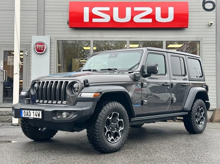 Jeep Wrangler Unlimited 4xe Rubicon | Dragkrok | Hardtop | Nyservad