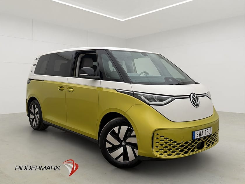 Bild 1 av Volkswagen ID. Buzz 82 kWh Värmare Dragkrok B-Kamera CARPLAY