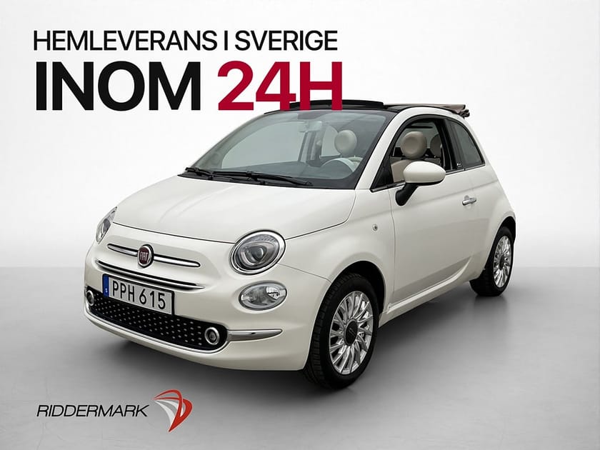 Bild 3 av Fiat 500C 1.2 8V Lounge P-Sensorer Få brukare Låga Mil