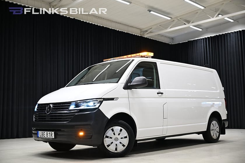 Bild 1 av Volkswagen Transporter DSG 150HK L2 Inredning|LED|Drag|Värmare|Lågmil|Leasbar