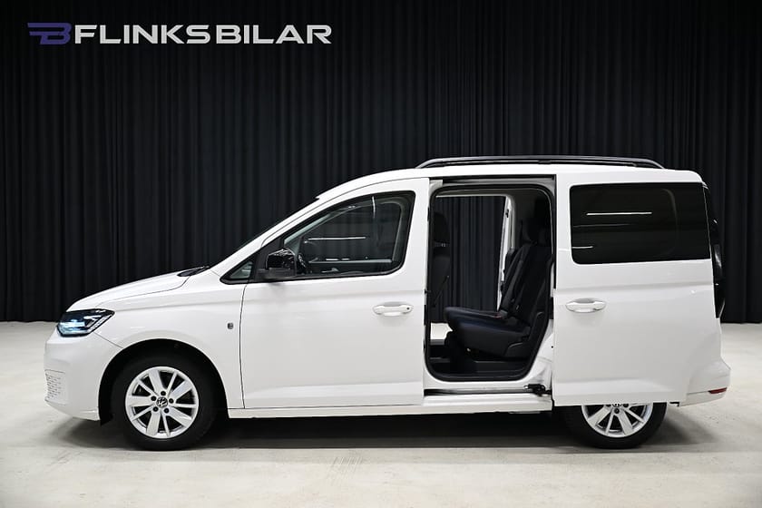 Bild 3 av Volkswagen Caddy 2.0 TDI DSG 122HK 7-Sits|Nedlackad|LED|Dubbeldörr|SeUtr